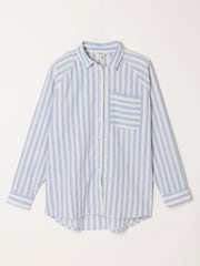 FatFace Bessie Blue Petite Stripe Shirt - Image 5 of 5