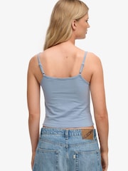 Superdry Light Blue Athletic Essential Graphic Cami - Image 3 of 7