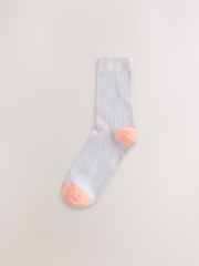 Pastel Stripe Ankle Socks 5 Pack - Image 4 of 8