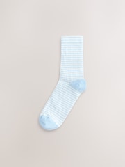 Pastel Stripe Ankle Socks 5 Pack - Image 6 of 8