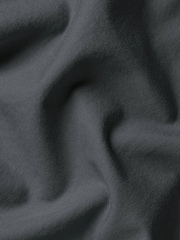 Charles Tyrwhitt Grey Plain Button-Down Stretch Washed Oxford Shirt - Image 6 of 6