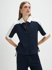 River Island Short Sleeve Contrast Polo Shirt - Imaginea 1 din 4