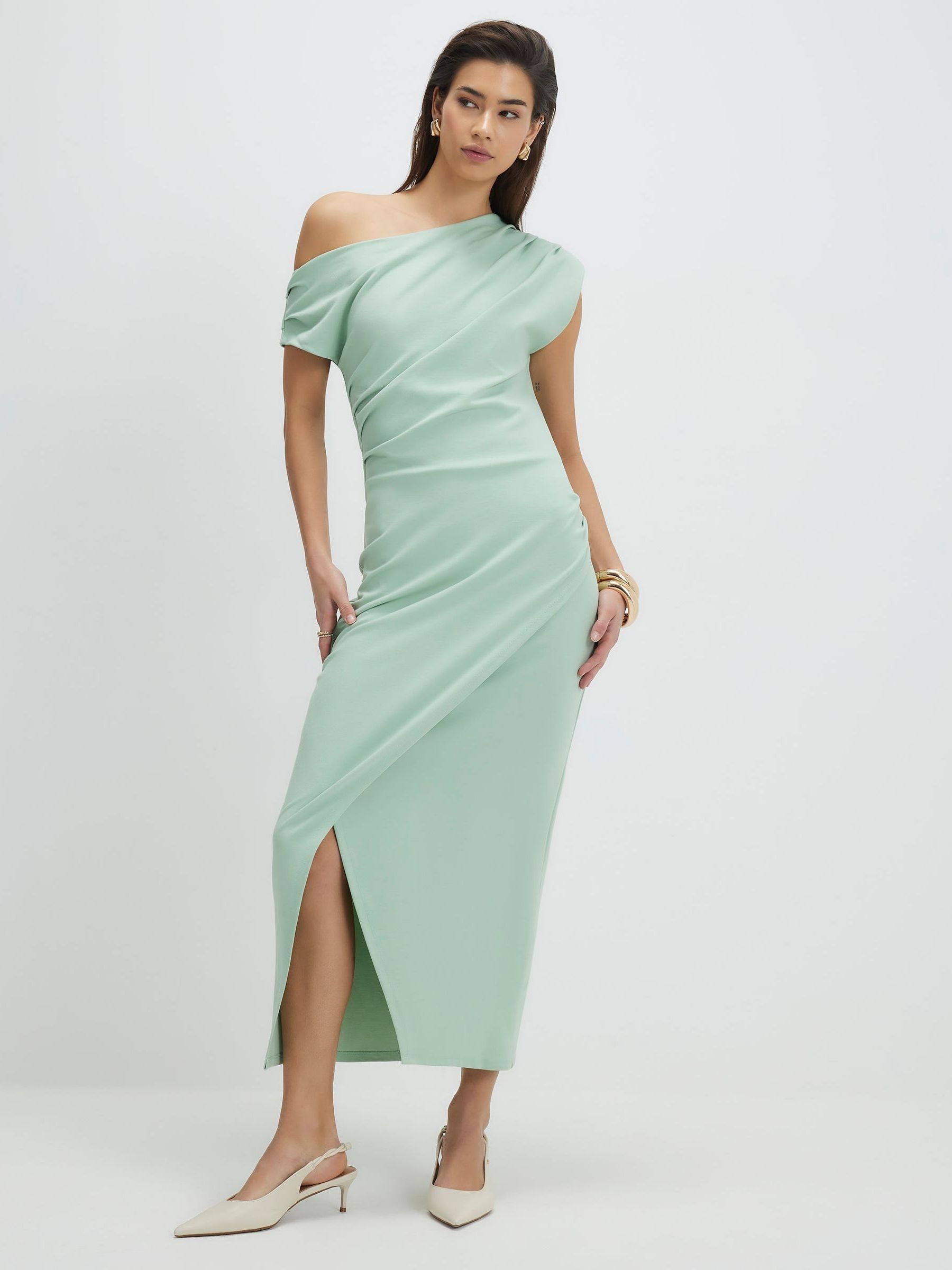 river island green heart dress River Island Green And Black Heart Dress Size 8