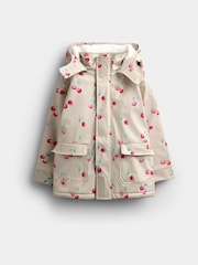 JoJo Maman Bébé Stone Cherry Waterproof Cosy Lined Fisherman Jacket - Image 2 of 6