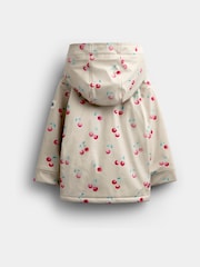 JoJo Maman Bébé Stone Cherry Waterproof Cosy Lined Fisherman Jacket - Image 3 of 6