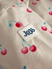 JoJo Maman Bébé Stone Cherry Waterproof Cosy Lined Fisherman Jacket - Image 6 of 6