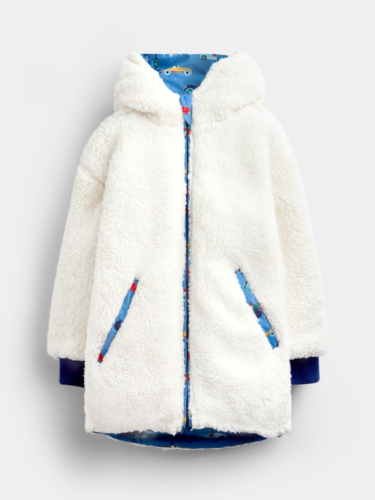 Kids Racing Jacket Buy JoJo Maman Bébé Blue Racecar Reversible Cosy Lined Jacket from Next ...