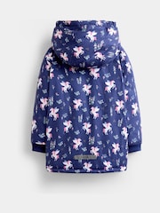 JoJo Maman Bébé Navy Unicorn Reversible Jacket - Image 3 of 8