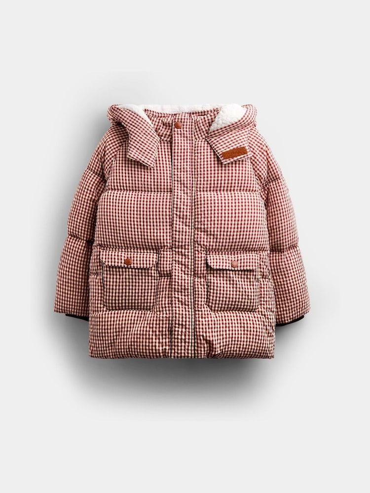 JoJo Maman Bébé Cosy Lined Puffer Coat - Bild 2 av 5