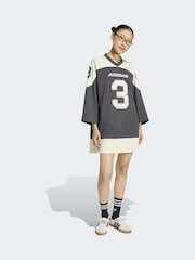 adidas Originals Black Hockey Jersey Dress - Image 3 of 6