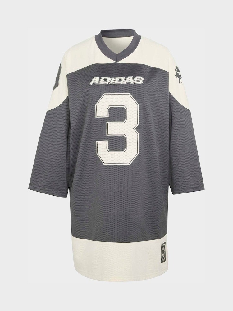 adidas Originals Black Hockey Jersey Dress - Image 6 of 6