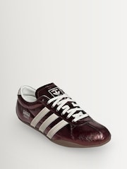 adidas Originals Maroon Red/White Tokyo Trainers - Image 2 of 10