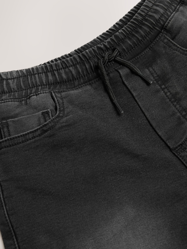 Noir - Jean stretch taille élastique (3-16 ans) - Image 8 de 8