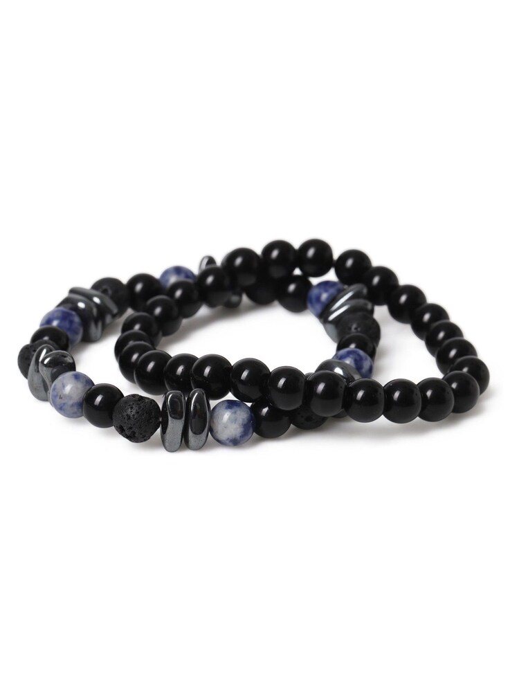 DCK Mens Blue Natural Stone Bracelet - Image 1 of 2