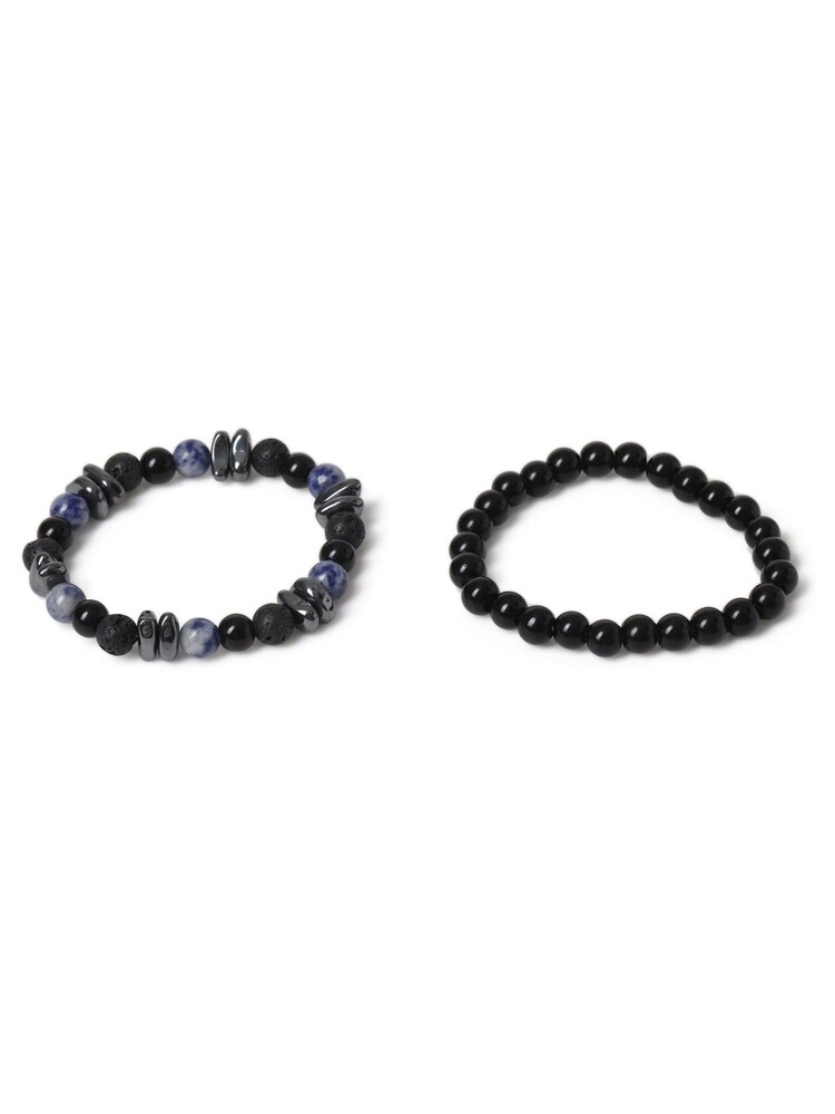 DCK Mens Blue Natural Stone Bracelet - Image 2 of 2