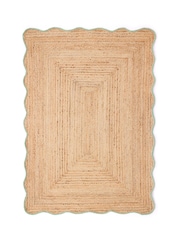Origin Rugs Green Edge Jute Scalloped Rug - Image 5 of 5