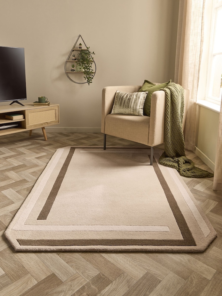 Origin Rugs Beige or Brown Contour Rug - Image 1 of 5