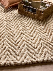 Origin Rugs Natural Jute Herringbone Rug - Image 2 of 5