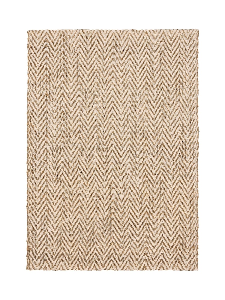 Origin Rugs Natural Jute Herringbone Rug - Image 5 of 5