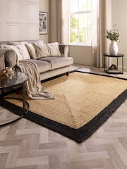 Origin Rugs Black Jute Rug - Image 1 of 5