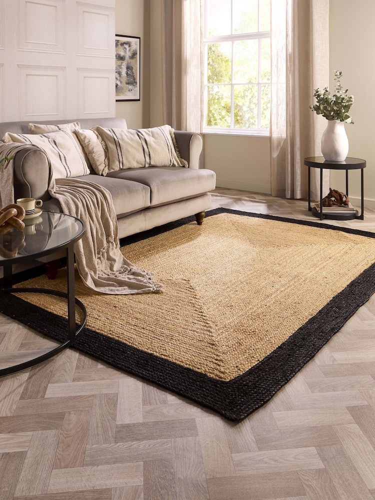 Origin Rugs Black Jute Rug - Image 1 of 5 Origin Rugs Black Jute Rug - Image 1 of 5