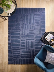 Origin Rugs Navy Pathway Rug - Image 1 of 5