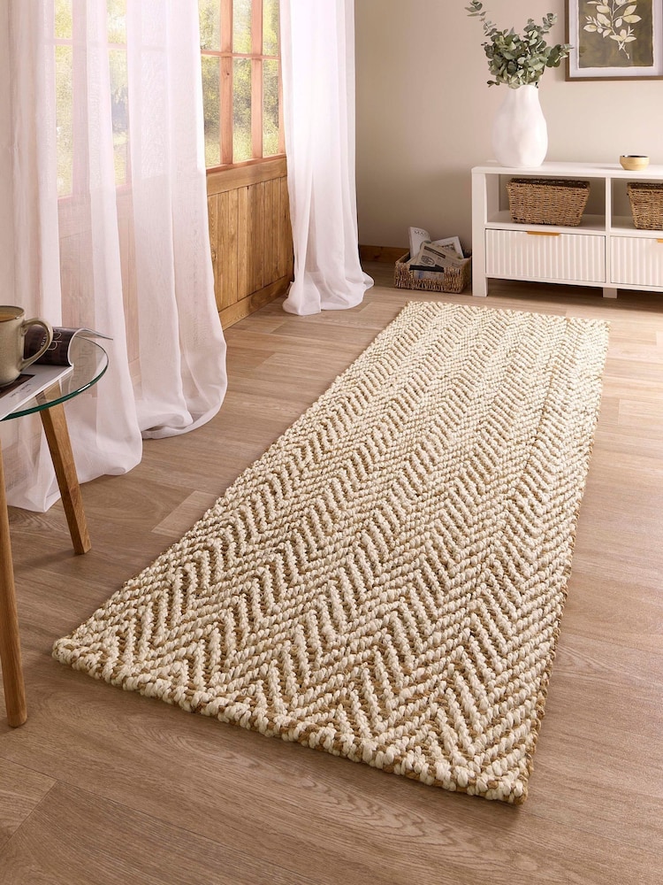 Origin Rugs Jute Herringbone Runner - صورة 1 من 5 Origin Rugs Jute Herringbone Runner - صورة 1 من 5