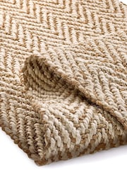 Origin Rugs Jute Herringbone Runner - صورة 4 من 5
