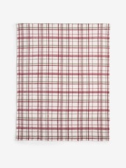 Red Cosy Check Fleece Throw - Image 1 of 3