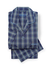 Savile Row Company Check Cotton Twill Pyjamas - صورة 1 من 1