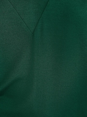Love & Roses Forest Green V-Neck Jersey Top - Image 5 of 5