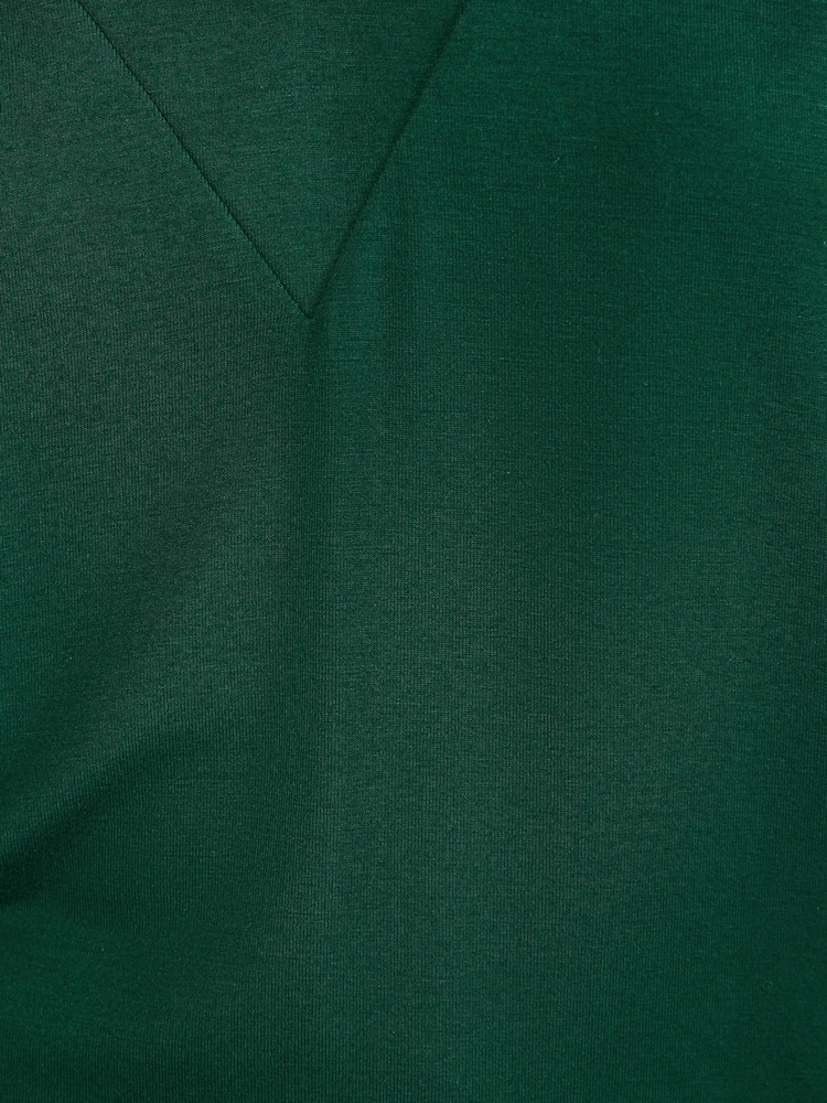 Love & Roses Forest Green V-Neck Jersey Top - Image 5 of 5 Love & Roses Forest Green V-Neck Jersey Top - Image 5 of 5