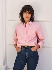 Pure Collection Cotton Relaxed Weekend Loose Fit Shirt - Bild 1 von 3