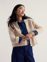 Seasalt Cornwall Natural Coweth Cardigan - Image 3 of 7