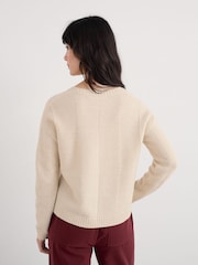 Seasalt Cornwall Natural Coweth Cardigan - Image 5 of 7