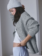 Grey Knitted Cardigan - Image 4 of 10