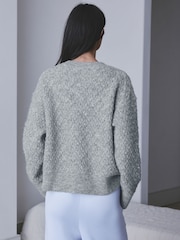 Grey Knitted Cardigan - Image 5 of 10