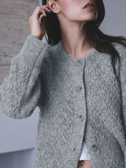 Grey Knitted Cardigan - Image 6 of 10
