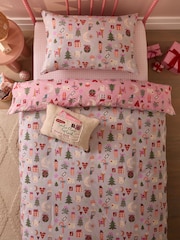 Weihnachtliches Set mit Bettbezug und Kissenbezug - Bild 4 von 4
