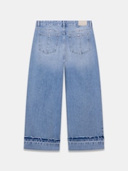 Mint Velvet Blue Turn Up Wide Jeans - Image 8 of 8