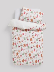 Character Baubles Christmas Duvet Cover and Pillowcase Set - Image 5 of 6