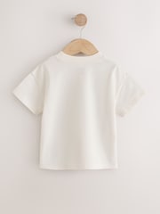 Ecru White Bunny Short Sleeve T-Shirt (3mths-7yrs) - Image 2 of 4