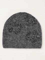 FatFace Floral Sequin Beanie - Slika 1 iz 3