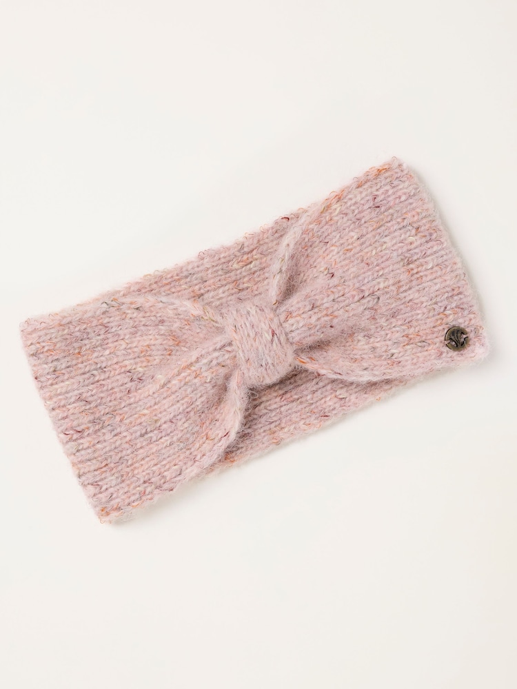 FatFace Pink Nep Twist Headband - Image 1 of 3