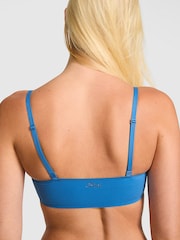 Victoria's Secret Pink Varsity Blue Lightly Lined Non Wired Bra - Image 3 of 5