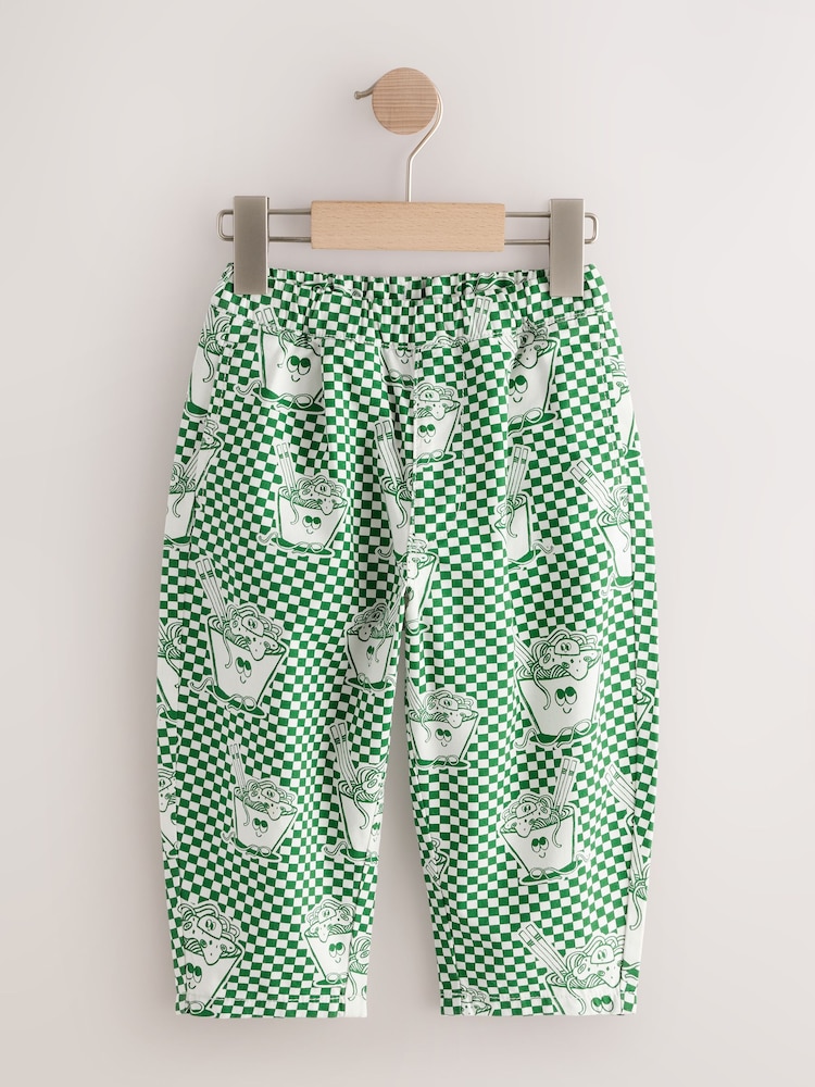 Green Noodle Barrel Pull On Trousers (3mths-7yrs) - Image 1 of 4 Green Noodle Barrel Pull On Trousers (3mths-7yrs) - Image 1 of 4