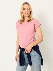 FatFace Ivy Pink T-Shirt - Image 1 of 6
