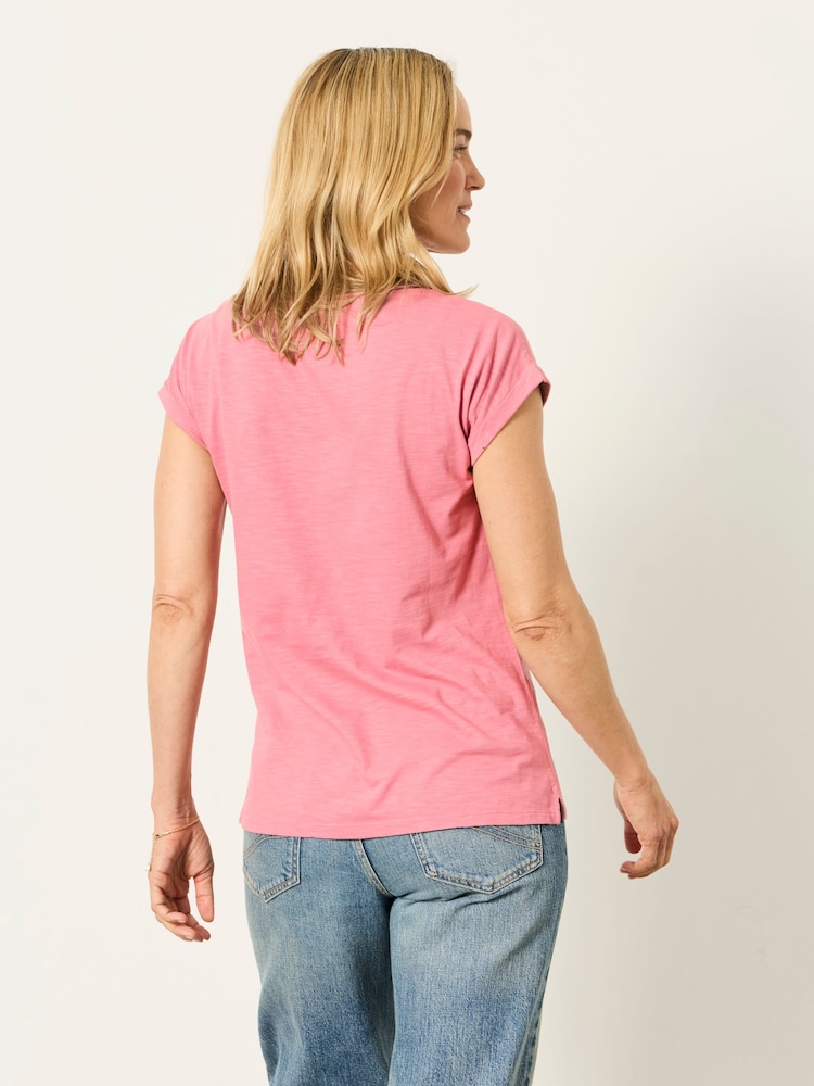 FatFace Ivy Pink T-Shirt - Image 2 of 6
