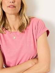 FatFace Ivy Pink T-Shirt - Image 3 of 6