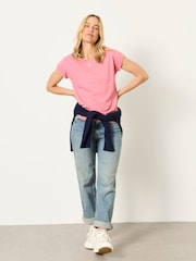 FatFace Ivy Pink T-Shirt - Image 4 of 6